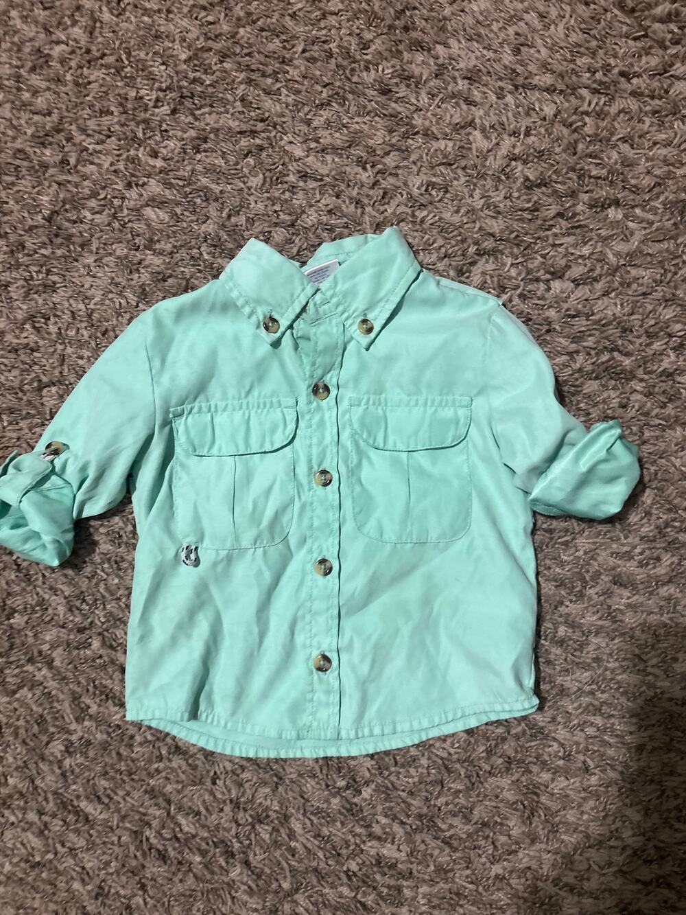 Prodoh Button Down Top 18 mo.
